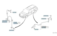 ������ abs Subaru Legacy 2005 27540AG040 BP5 EJ20X, ������ ������ 27540AG040 ����