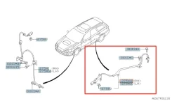 ������ abs Subaru Legacy 2004 27540AG040 BL5 EJ20X, ������ ������ 27540AG040 ����