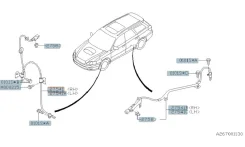 ������ abs Subaru Outback 2005 27540AG000 BP9 EJ253, �������� ������ 27540AG000 ����