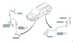 ������ abs Subaru Outback 2005 27540AG010 BP9 EJ253, �������� ����� 27540AG010 ����