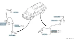 ������ abs Subaru Outback 2005 27540AG050 BP9 EJ253, ������ ����� 27540AG050 ����