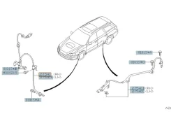 ������ abs Subaru Outback 2009 27540AG100 BP9 EJ253, �������� ������ 27540AG100 ����