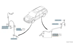 ������ abs Subaru Outback 2009 27540AG130 BP9 EJ253, ������ ����� 27540AG130 ����