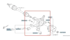 ���������� ����� Subaru Outback 2014 28411AJ041 BRM FB25, ������ 28411AJ041 ����