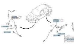 ������ abs Subaru Impreza 2011 27540AG111 GH7 EJ203, �������� ����� 27540AG111 ����