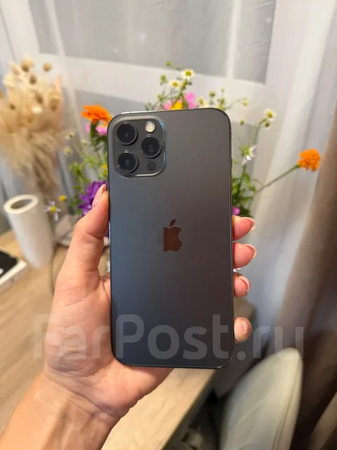 Apple iPhone 12 Pro Max. �/�, 256 ��, �����, 3G, 4G LTE, 5G, Dual-SIM, NFC, eSIM ����