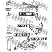 ����� ������� ������ JEEP Grand Cherokee III 2004-2010 2020-LIBL Febest 2020LIBL 2020LIBL ����
