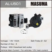 ��������� 150A 14V Masuma AL-U501 Masuma AL-U501 ALU501 ����