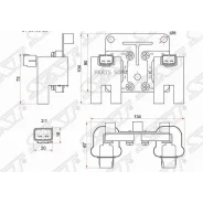 ������� ��������� Chevrolet Aveo 11-15 / Lacetti 04-13 F14D3; �F16D3; �L14; �L95; �LXT; �T18SED; �T20SED (������ SAT ST-96453420 ST96453420 ����