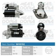 ������� 12V 2,2KW Toyota Corolla (E12), RAV 4 II, Auris (E15) Meatdoria 5010152 5010152 ����