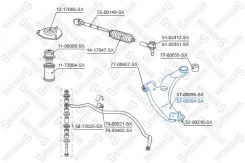����� ������ ������ Mitsubishi Lancer CS5A/CS5W/CS2A 00 Mitsubishi Lancer CS5A/CS5W/CS2A 00 Stellox 57-00094-SX 5700094SX ����