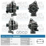 ��������� 14V 90A Ford Fiesta V, Mazda 2 (DY) Ford Fiesta V, Mazda 2 (DY) MEAT Doria ���. 5535291 5535291 ����