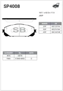 ������� �������� ��������! Jeep Cherokee V (KL) all 13 SP4008 Sangsin Brake SP4008 SP4008 ����
