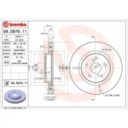 ���� ��������� Toyota Camry V70 17- �����. Brembo 09D97911 09D97911 ����