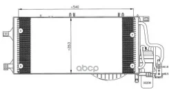 �������� ������������ � ���������� OPEL Combo 04- NRF ���. 35531 35531 ����