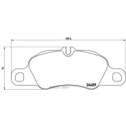 ������� ��������� Porshe 911 08-/Boxter 12-/Cayman 13- �������� Brembo P65018 Brembo P65018 P65018 ����