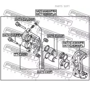 ������� ����. Mitsubishi Pajero 90-00 ���. ���. (�� ������) Febest 0477-K96WFLH Febest 0477K96WFLH 0477K96WFLH ����