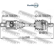 ������ � ����� MB E-Class 212 4Matic/S-Class 221 4Matic ���. ���. Febest 1614221FLH 1614221FLH ����