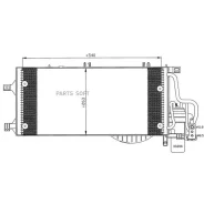 �������� ������������ OPEL Combo 04-, Corsa C 03-, Tigra 04-, NRF 35531 ����