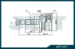 ���� ������� JETT V41-9141 ABS V419141ABS ����