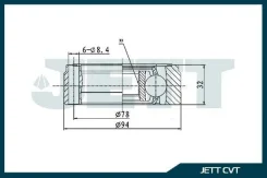 ���� ���������� JETT V40-3008 V403008 ����