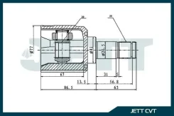 ���� ���������� JETT V40-1416 V401416 ����