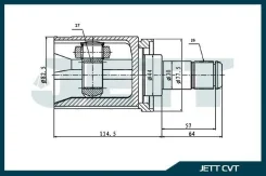 ���� ���������� JETT V40-5021 V405021 ����
