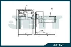 ���� ���������� JETT V40-2431 V402431 ����