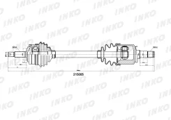 ��� ��������� � ����� 22/24 ����� ��� LADA�110��1995. �01-�������������, �������������, ���������� Inko 215005 215005 ����
