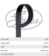 ������ ��������� ������������ 9PK1920 Gates 9PK1920 ����
