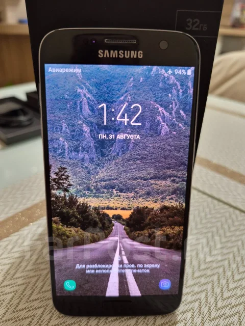 Samsung Galaxy S7. �/�, 32 ��, ������, 3G, 4G LTE, Dual-SIM ����