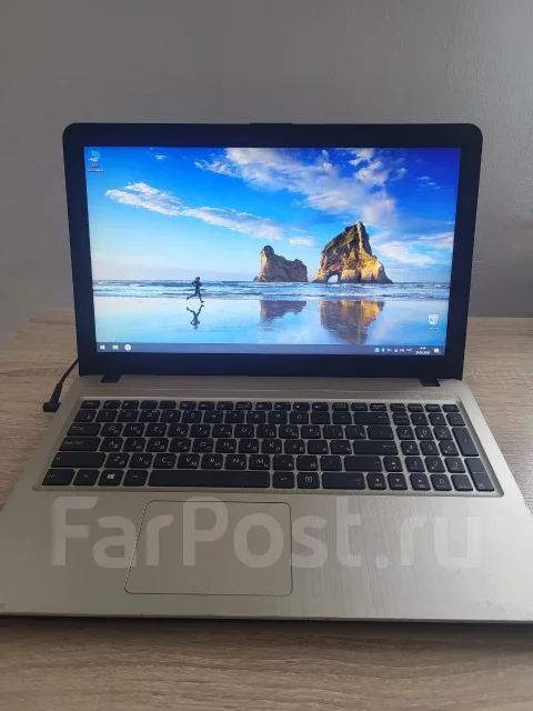 Asus X540S. 15.6", 1,6����, ��� 4 ��, ���� 128���, WiFi: 1, Bluetooth: 1 ����