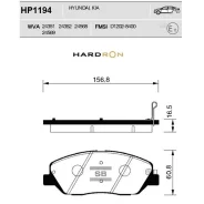 ������� ��������� �������� �����:Hardron Sangsin Brake HP1194 HP1194 ����