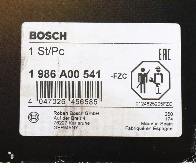 ��������� E (W200) (02-), 1986A00541, Bosch 1986A00950 ����