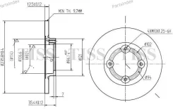 ���� ��������� �������� DF4123 (236x12,6) 4 ��� JBD0013 ����
