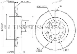 ���� ��������� �������� DF4294 (280x22) 5 ��� JBD0023 ����