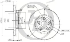 ���� ��������� �������� DF4416 (277x26) 5 ��� JBD0032 ����