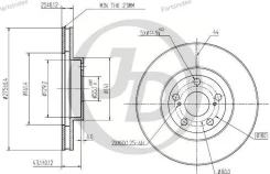 ���� ��������� �������� DF4160 (275x25) 5 ��� JBD0037 ����