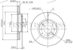 ���� ��������� �������� DF2586 (259x20,6) 4 ��� JBD0040 ����