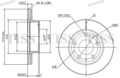 ���� ��������� �������� DF2722 (300x24,1) 5 ��� JBD0055 ����