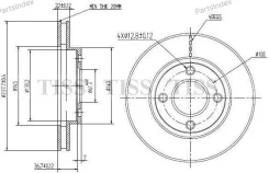 ���� ��������� �������� DF7222S (238x22) 4 ��� JBD0072 ����