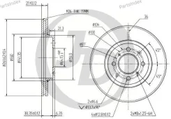 ���� ��������� �������� DF3021 (262x21) 4 ��� JBD0073 ����