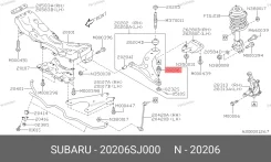 ������� ����� LOW FR R/L ! 20206SJ000, ������ �������� 20206SJ000 ����