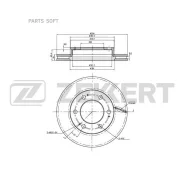 ���� ����. �����. Ssangyong Rexton 04- Zekkert BS-5720 Zekkert BS5720 BS5720 ����