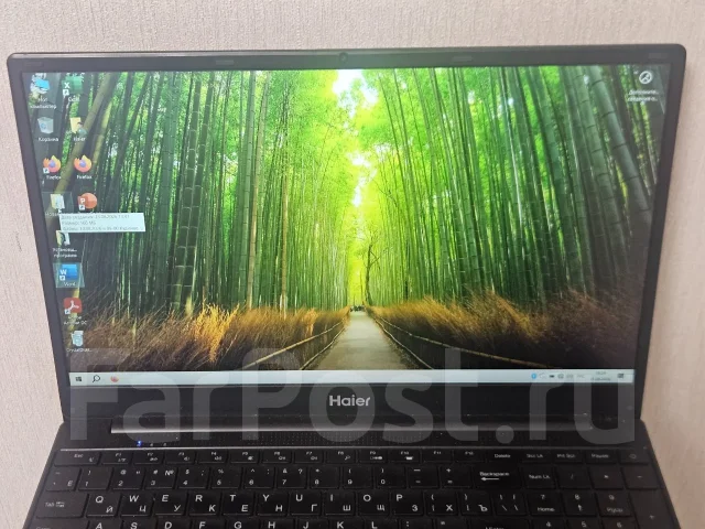Haier. 15.6", 1,1����, ��� 8 ��, ���� 256���, WiFi: 1, Bluetooth: 1, ����������� �� 4��. ����
