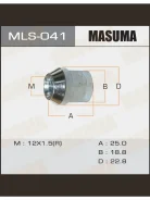 ����� ������ ����� MLS-041 12x1.5 L=25 ��� ����=19��, �������� (Masuma) MLS041 ����
