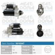 ������� 12V 1,1KW Chevrolet Captiva (C100), Opel Astra G (T98) 2.0 Meatdoria 5010347 Meatdoria 5010347 5010347 ����