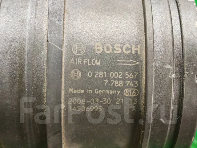���������� ������� BMW 3 E90/E91/E92/E93 2009 0281002567 0281002567 ����