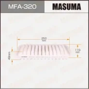 ������ ��������� MFA-320 ��� Toyota ������������� Masuma ����� 17801-21030 AY120-TY043 V9112-0024 A-197 MFA-320 DFA2513 ����� � ������� � ��������. ��...