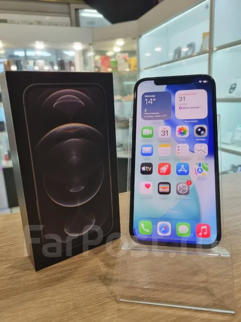 Apple iPhone 12 Pro. �/�, 128 ��, �����, 3G, 4G LTE, eSIM, ������� �������, ������������ ������� ����